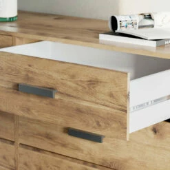 Signature Design By Ashley® Dressers Larstin - Brown - Six Drawer Dresser