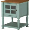 Ashley Furniture Cabinets Mirimyn - Teal/brown - Accent Cabinet