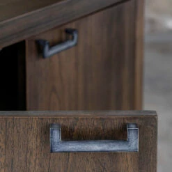 Uttermost Nadie Light Walnut Console Cabinet Cabinets