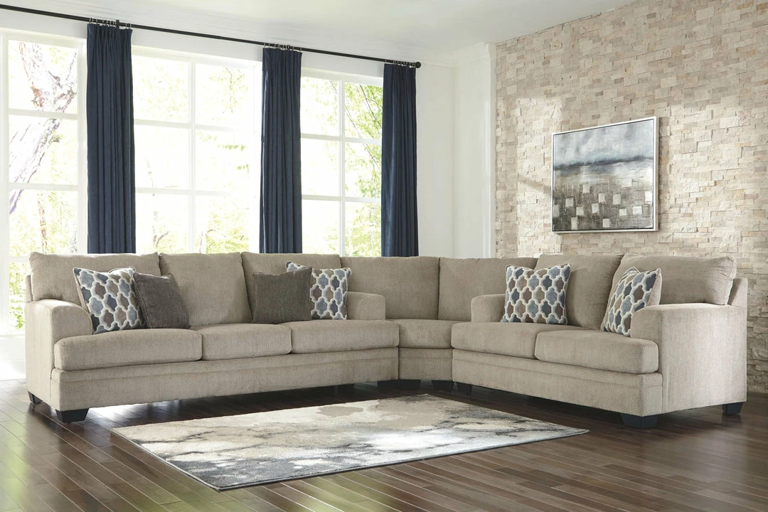Brand new 🤩 Signature Design By Ashley® Dorsten - Sofa, Wedge, Loveseat Sectional 🔔 3 Signature Design By Ashley® Dorsten - Sofa, Wedge, Loveseat Sectional