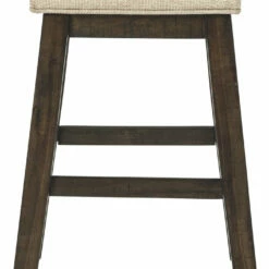 Promo 👏 Ashley Furniture Rokane - Light Brown - Upholstered Stool (2/cn) Stools 🔔 12 Ashley Furniture Rokane - Light Brown - Upholstered Stool (2/cn) Stools