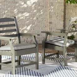 Signature Design By Ashley® Visola - Gray - Arm Chair With Cushion (2/cn) Chairs