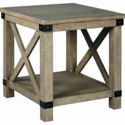 Ashley Furniture Tables Aldwin - Gray - Rectangular End Table