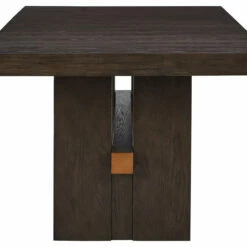 Signature Design By Ashley® Burkhaus - Dark Brown - Rect Dining Room Ext Table Tables
