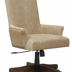 Ashley Furniture Chairs Baldridge - Light Brown - Uph Swivel Desk Chair