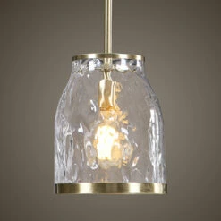 Accessories Uttermost Crossley 1 Light Glass Mini Pendant