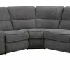 Emerald Home Aurora-3Pc 3-Power Reclining Sectional - Grey Sectionals