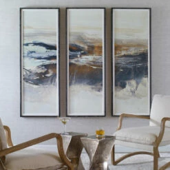 Accessories Uttermost Graphite Horizon Framed Prints, Set/3