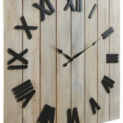Ashley Furniture Bronson - Whitewash/black - Wall Clock Accessories