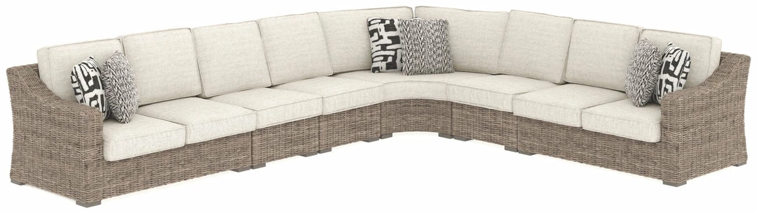 Promo ✨ Signature Design By Ashley® Beachcroft - Cushioned - Sectional Lounge 🤩 6 Signature Design By Ashley® Beachcroft - Cushioned - Sectional Lounge