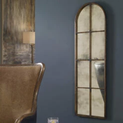 New 😍 Uttermost Amiel Arched Brown Mirror Accessories 🤩 8 Uttermost Amiel Arched Brown Mirror Accessories