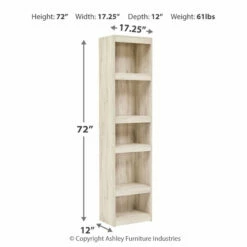 Ashley Furniture Bellaby - Whitewash - Pier - 4-shelves