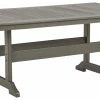 Buy 🤩 Signature Design By Ashley® Visola - Gray - Rect Dining Table W/umb Opt Tables 👏 2 Signature Design By Ashley® Visola - Gray - Rect Dining Table W/umb Opt Tables