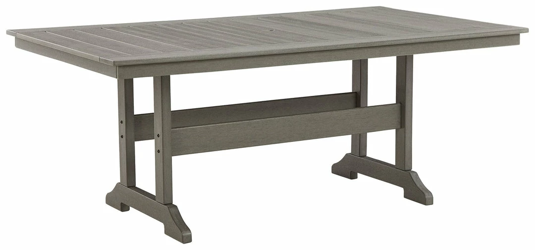 Buy 🤩 Signature Design By Ashley® Visola - Gray - Rect Dining Table W/umb Opt Tables 👏 3 Signature Design By Ashley® Visola - Gray - Rect Dining Table W/umb Opt Tables
