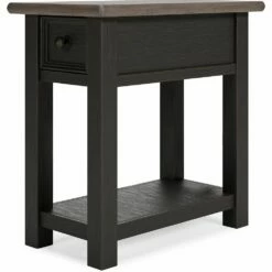 Ashley Furniture Tyler - Black / Gray - Chair Side End Table