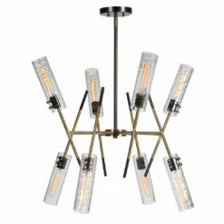 Flash Sale ❤️ Uttermost Telesto 8 Light Linear Pendant ⭐ 12 Uttermost Telesto 8 Light Linear Pendant