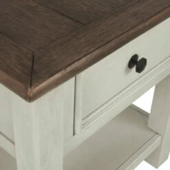 New 😀 Ashley Furniture Bolanburg - White / Brown / Beige - Chair Side End Table - Door ⭐ 18 Ashley Furniture Bolanburg - White / Brown / Beige - Chair Side End Table - Door