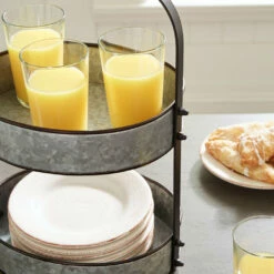 Ashley Furniture Table Decor Estela - Gray/black - Tray