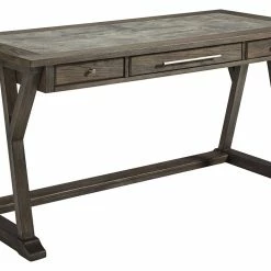 Ashley Furniture Desks Luxenford - Grayish Brown - Home Office Large Leg Desk
