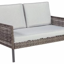 Ashley Furniture Outdoor Sets Lainey - Two-tone Gray - Love/chairs/table Set (4/cn)