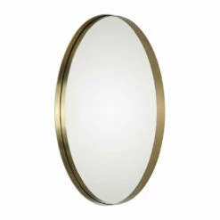 Uttermost Pursley Brass Oval Mirror