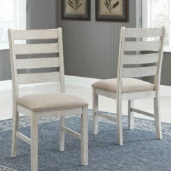 Ashley Furniture Chairs Skempton - White - Dining Uph Side Chair (2/cn)