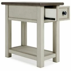 Discount 🥰 Ashley Furniture Bolanburg - White / Brown / Beige - Chair Side End Table 🤩 13 Ashley Furniture Bolanburg - White / Brown / Beige - Chair Side End Table