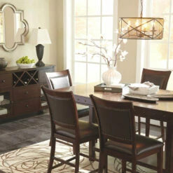 Flash Sale 👍 Ashley Furniture Collenburg - Dark Brown - Upholstered Barstool (2/cn) ✨ 12 Ashley Furniture Collenburg - Dark Brown - Upholstered Barstool (2/cn)