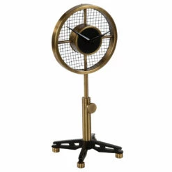 Accessories Uttermost Gio Brass Table Clock