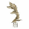 Table Decor Uttermost Fall Leaves Champagne Sculpture