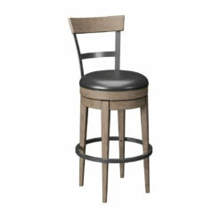 Emerald Home Stools Benton Swivel Bar Stool Brown / Dark