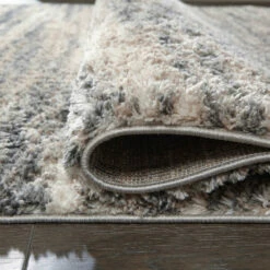 Ashley Furniture Accessories Gizela - Ivory/beige/gray - Large Rug