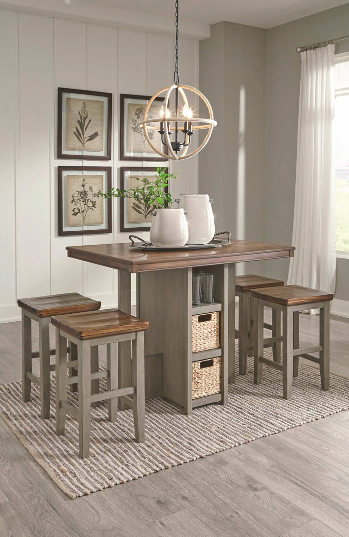 Flash Sale ⭐ Ashley Furniture Dining Room Sets Lettner - Gray/brown - Rect Drm Counter Tbl Set(5/cn) ✨ 11 Ashley Furniture Dining Room Sets Lettner - Gray/brown - Rect Drm Counter Tbl Set(5/cn)