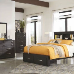 Wholesale 💯 Signature Design By Ashley® Reylow - Dark Ultimate Best In Class Bookcase Bed 🎁 8 Signature Design By Ashley® Reylow - Dark Ultimate Best In Class Bookcase Bed