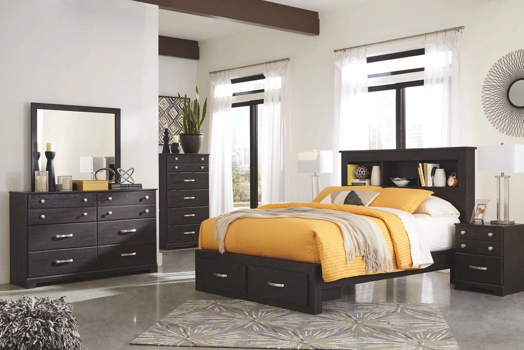 Wholesale 💯 Signature Design By Ashley® Reylow - Dark Ultimate Best In Class Bookcase Bed 🎁 5 Signature Design By Ashley® Reylow - Dark Ultimate Best In Class Bookcase Bed