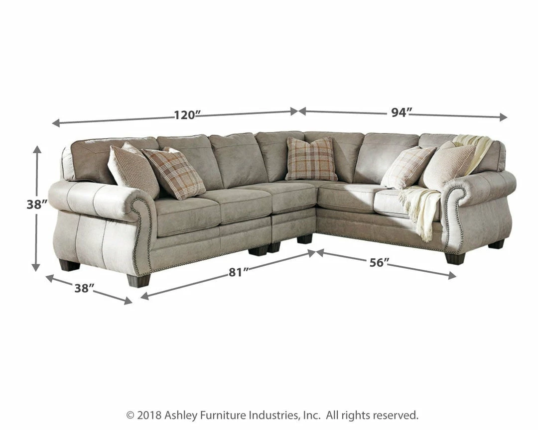 Budget 🤩 Signature Design By Ashley® Sectionals Olsberg - Left Arm Facing Sofa With Corner Wedge, Armless Chair, Right Arm Facing Loveseat Sectional 😀 8 Signature Design By Ashley® Sectionals Olsberg - Left Arm Facing Sofa With Corner Wedge, Armless Chair, Right Arm Facing Loveseat Sectional