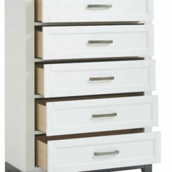 Ashley Furniture Brynburg - White - Five Drawer Chest Chests