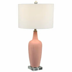 Uttermost Anastasia Light Pink Table Lamp