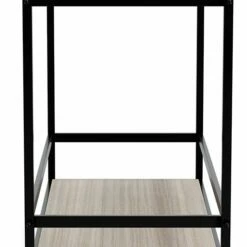 Ashley Furniture Waylowe - Black/tan - Bar Cart Bars & Bar Carts