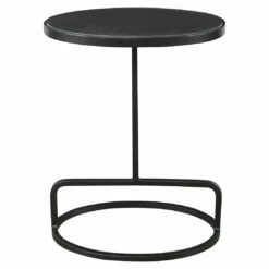 Budget ๐ Tables Uttermost Jessenia Black Marble Accent Table ๐ 9 Tables Uttermost Jessenia Black Marble Accent Table