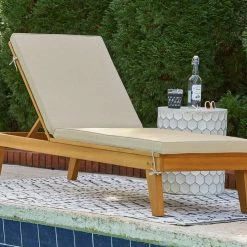 Ashley Furniture Byron - Light Brown - Chaise Lounge With Cushion