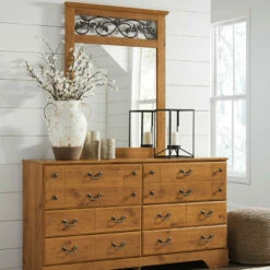 Flash Sale 👏 Signature Design By Ashley® Bittersweet - Light Ultimate Best In Class 👗 Dresser, Mirror, Poster Bed ⌛ 17 Signature Design By Ashley® Bittersweet - Light Ultimate Best In Class Dresser, Mirror, Poster Bed