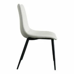 Moe's Home Collection Chairs Alibi Dining Chair Ivory-m2