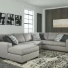 Benchcraft® Sectionals Marsing Nuvella - Sleeper Sectional With Chaise