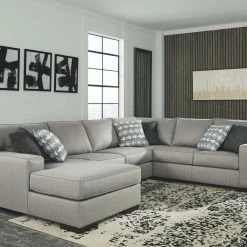 Benchcraft® Sectionals Marsing Nuvella - Sleeper Sectional With Chaise