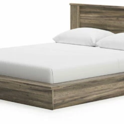 Signature Design By Ashley® Shallifer - Brown - Queen Panel Bed Beds