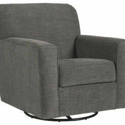 Ashley Furniture Alcona - Charcoal - Swivel Glider Accent Chair Chairs