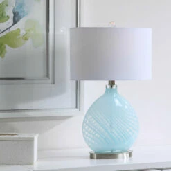 Uttermost Aquata Glass Table Lamp Accessories