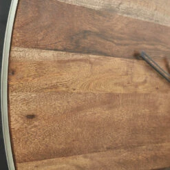 Ashley Furniture Panchali - Brown/silver Finish - Wall Clock Accessories