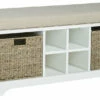 Ashley Furniture Dowdy - White - Storage Bench Benches